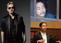 左から時計回りにEXILE ATSUSHI、大森南朋、EXILE AKIRA。