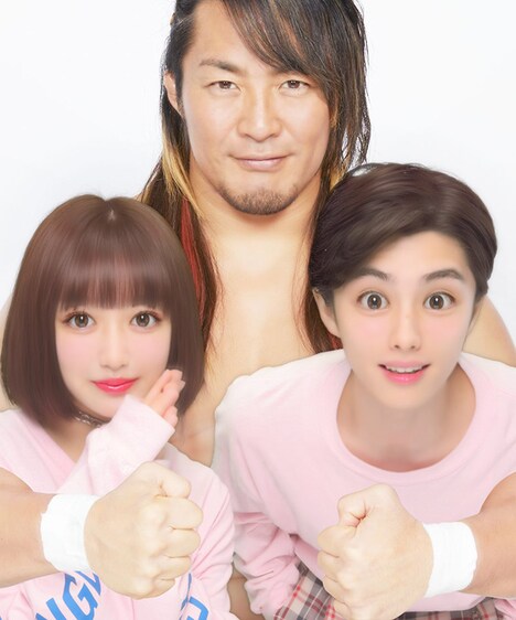 「パパはわるものチャンピオン」×「SALON AIR2」コラボフレーム使用例