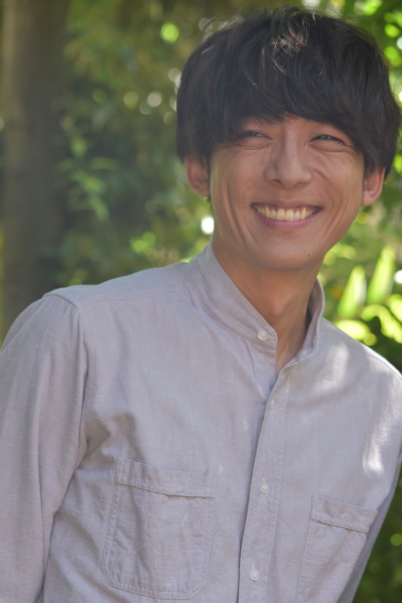 笑顔の高橋一生。