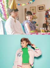 「3D彼女 リアルガール」劇中カット（上）と西野カナ（下）。