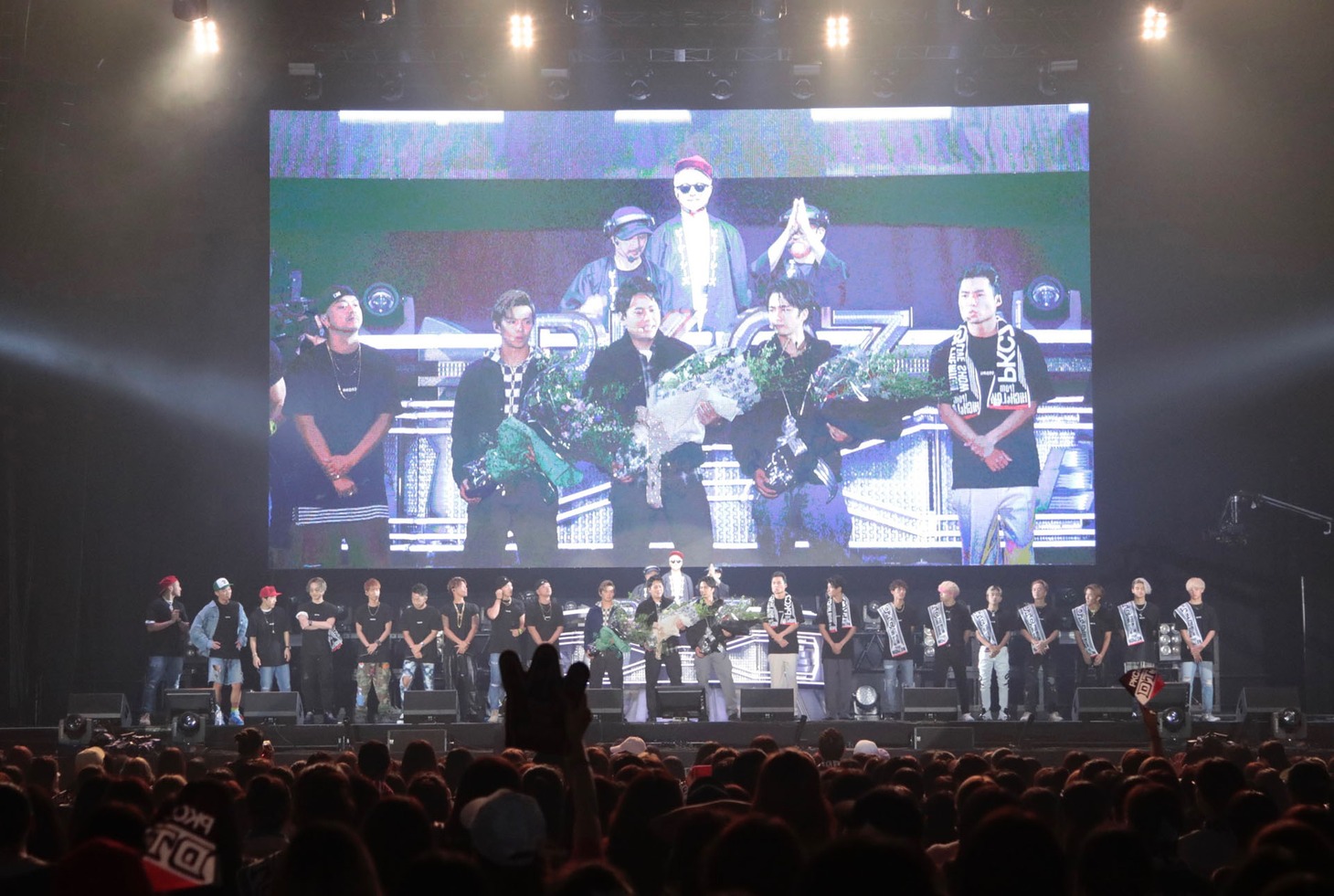 「PKCZ×DTC-湯けむり純情篇-from HiGH&LOW 完成披露試写会＆PREMIUM LIVE SHOW」の様子。