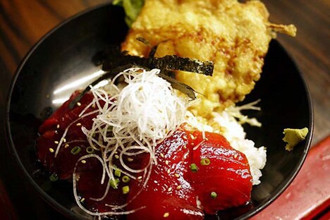 フードショップのメニュー例。