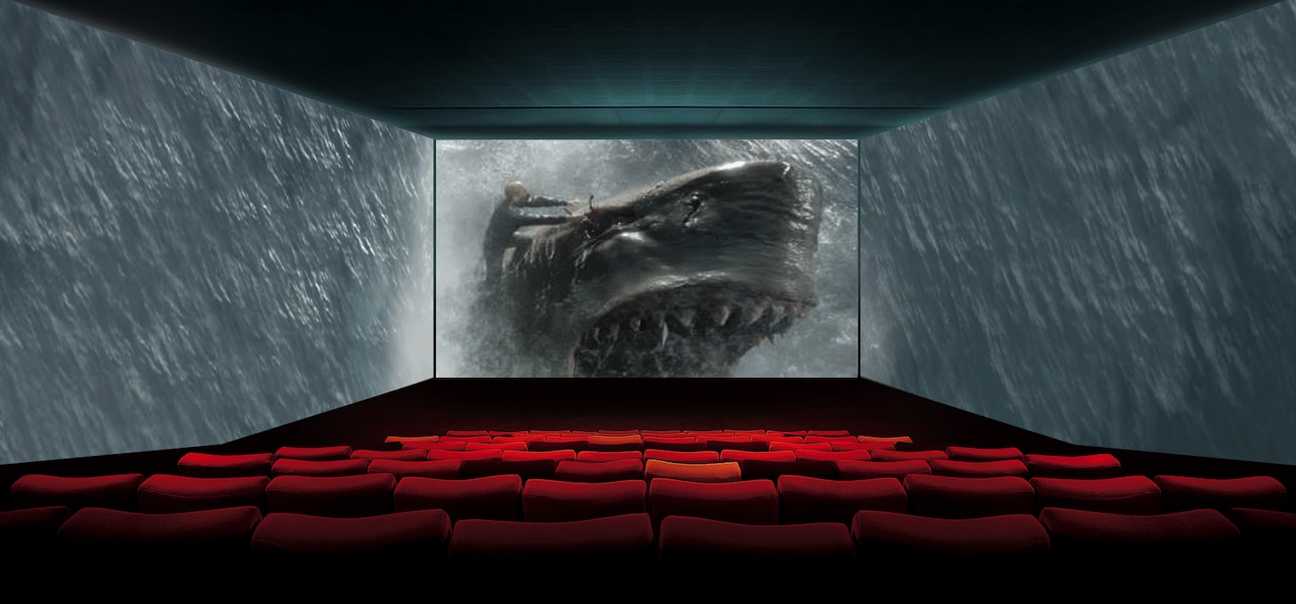 「MEG ザ・モンスター」ScreenX上映イメージ。