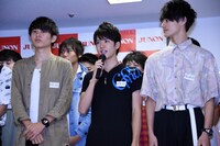 「第31回ジュノン・スーパーボーイ・コンテスト BEST30お披露目イベント」の様子。