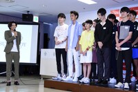 「第31回ジュノン・スーパーボーイ・コンテスト BEST30お披露目イベント」の様子。