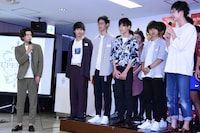 「第31回ジュノン・スーパーボーイ・コンテスト BEST30お披露目イベント」の様子。