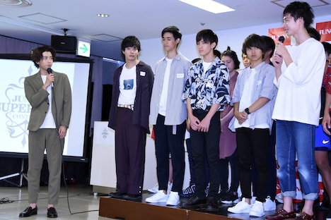 「第31回ジュノン・スーパーボーイ・コンテスト BEST30お披露目イベント」の様子。