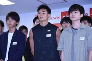 「第31回ジュノン・スーパーボーイ・コンテスト BEST30お披露目イベント」の様子。