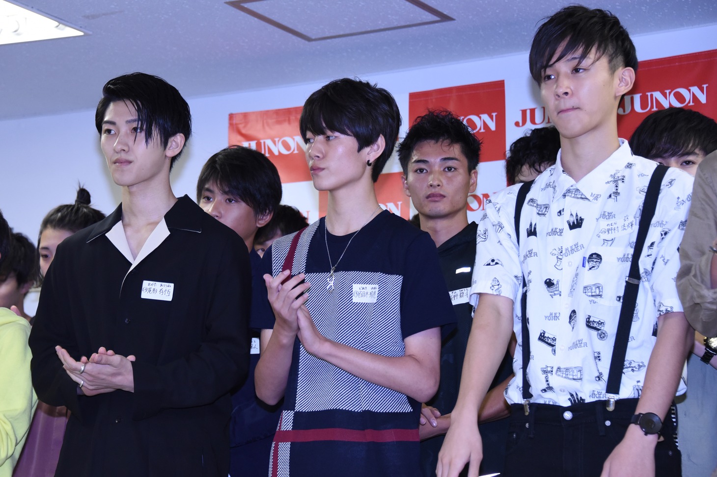「第31回ジュノン・スーパーボーイ・コンテスト BEST30お披露目イベント」の様子。
