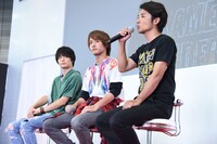 左から犬飼貴丈、赤楚衛二、大森敬仁。