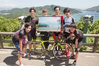 「あの空の向こうに～夏雲～」製作発表会見の様子。