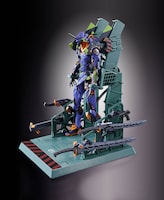 「METAL BUILD エヴァンゲリオン初号機」拘束ケージ使用イメージ