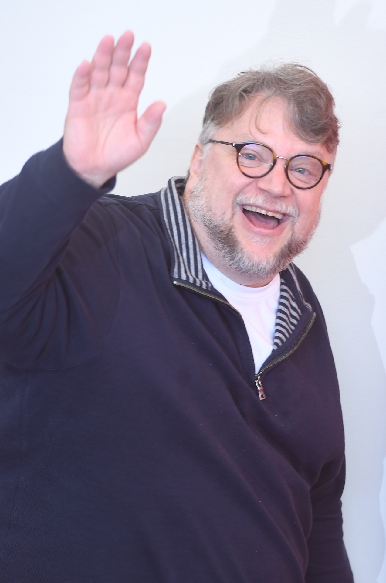 フォトコールに応じた審査員長のギレルモ・デル・トロ。（写真提供：RUNE HELLESTAD / UPI / Newscom / ゼータ イメージ）