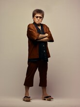 「銀魂2 -世にも奇妙な銀魂ちゃん-」にてマダオを演じる立木文彦。