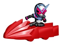 「仮面ライダー平成ジェネレーションズ FOREVER」前売り特典の“無敵の激走ライダーキック！”仮面ライダージオウVer.。