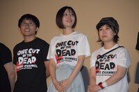 左から眼鏡太郎、佐渡未来、吉田美紀。