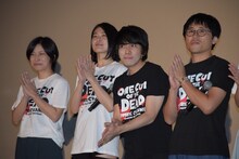 左から生見司織、高橋恭子、曽我真臣、眼鏡太郎。