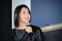 「ダウンレンジ」プレミア試写会にゲスト参加した藤原紀香。