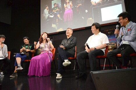 「ダウンレンジ」プレミア試写会の様子。