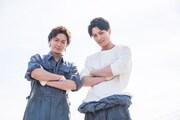 「PRINCE OF LEGEND」より、Team京極兄弟。左から川村壱馬演じる京極竜、鈴木伸之演じる京極尊人。