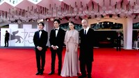 第75回ヴェネツィア国際映画祭にて、レッドカーペットの様子。