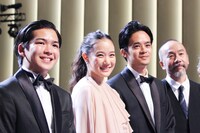 第75回ヴェネツィア国際映画祭にて、「斬、」公式上映の様子。