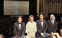 第75回ヴェネツィア国際映画祭にて、「斬、」公式上映の様子。