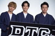 左から佐藤大樹、佐藤寛太、山下健二郎。