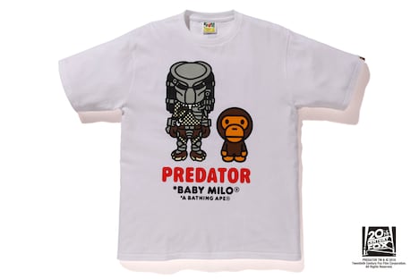 BABY MILO(R) PREDATOR TEE #1(白・黒2種 / 8424円)