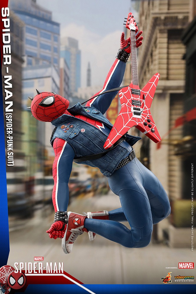 【ビデオゲーム・マスターピース】「Marvel's Spider-Man」1/6スケールフィギュア スパイダーマン（スパイダー・パンク・スーツ版