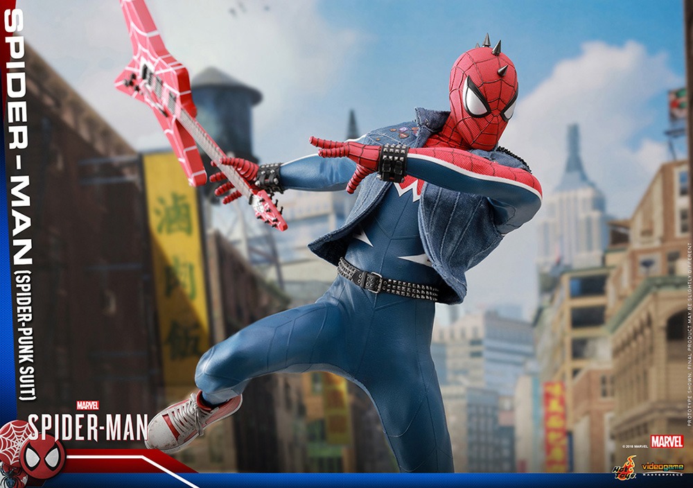 【ビデオゲーム・マスターピース】「Marvel's Spider-Man」1/6スケールフィギュア スパイダーマン（スパイダー・パンク・スーツ版