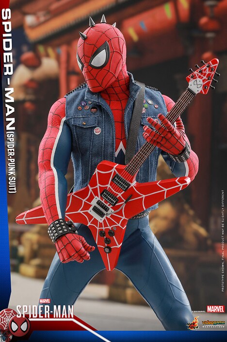 【ビデオゲーム・マスターピース】「Marvel's Spider-Man」1/6スケールフィギュア スパイダーマン（スパイダー・パンク・スーツ版