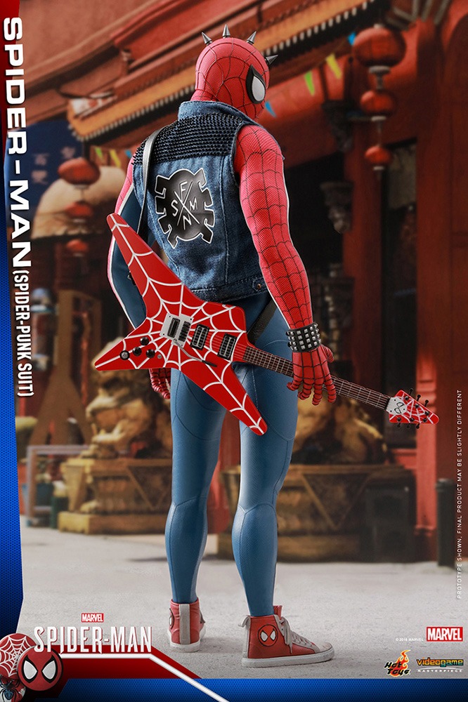 【ビデオゲーム・マスターピース】「Marvel's Spider-Man」1/6スケールフィギュア スパイダーマン（スパイダー・パンク・スーツ版【ビデオゲーム・マスターピース】「Marvel's Spider-Man」1/6スケールフィギュア スパイダーマン（スパイダー・パンク・スーツ版