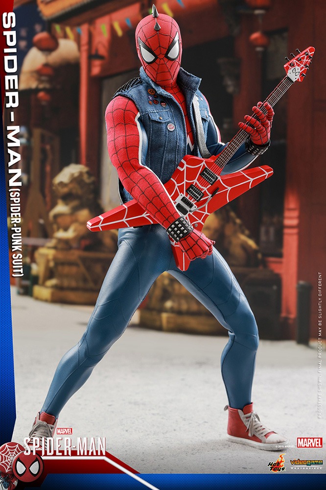 【ビデオゲーム・マスターピース】「Marvel's Spider-Man」1/6スケールフィギュア スパイダーマン（スパイダー・パンク・スーツ版