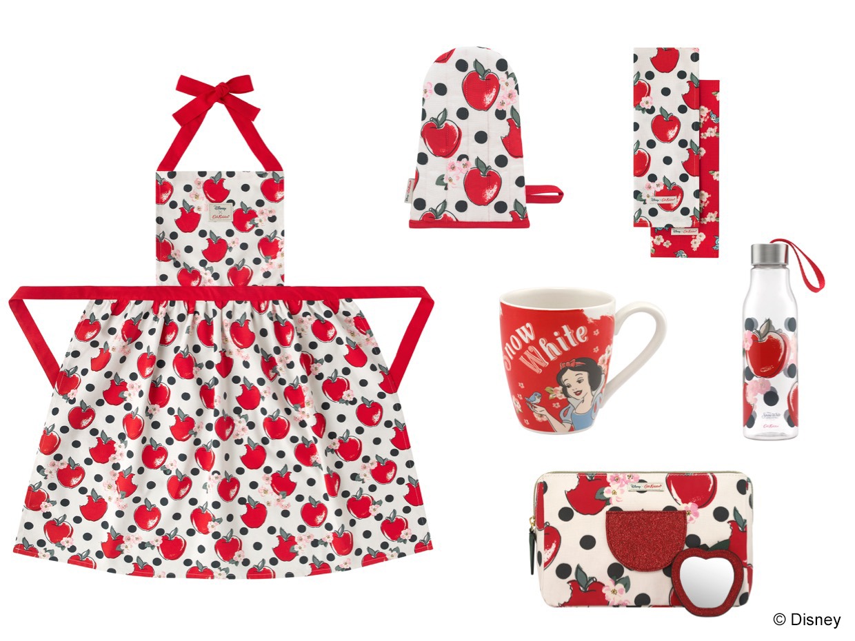 「SNOW WHITE（白雪姫）」コレクションの「Apples & Spot アップル＆スポット 」シリーズ。