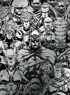 ニンジャバットマン キャラデザ担当 岡崎能士描き下ろしのカバーアート解禁 映画ナタリー