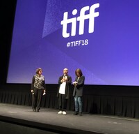 第43回トロント国際映画祭に出席した塚本晋也（中央）。