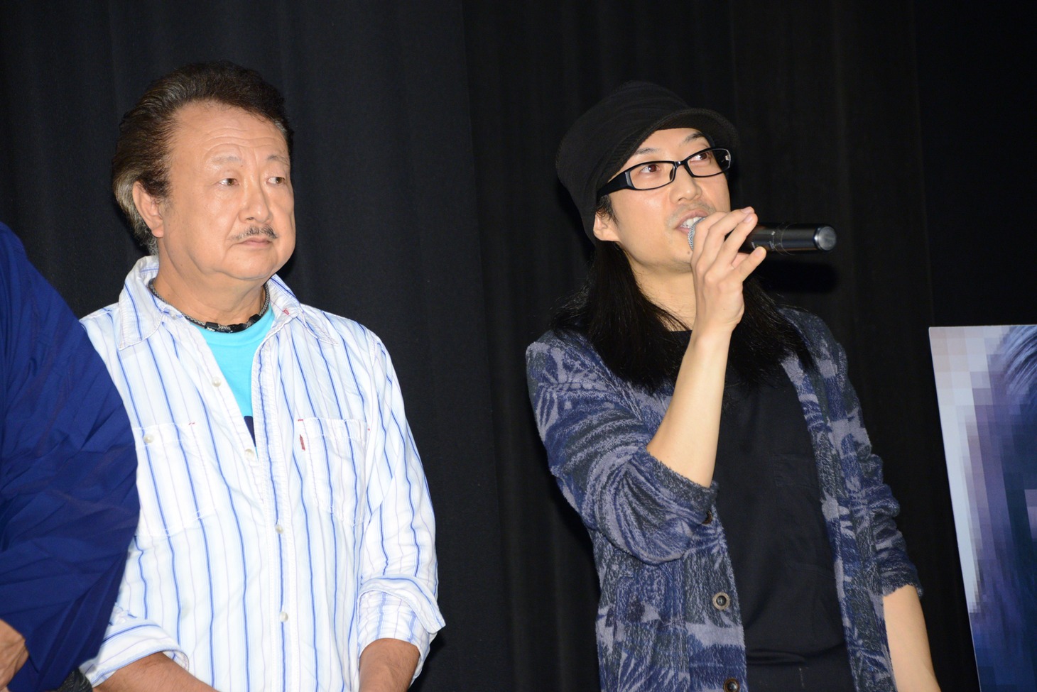 左から根岸憲一、緒方貴臣。