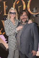 「ルイスと不思議の時計」」LAプレミアにて、左からケイト・ブランシェット、ジャック・ブラック。