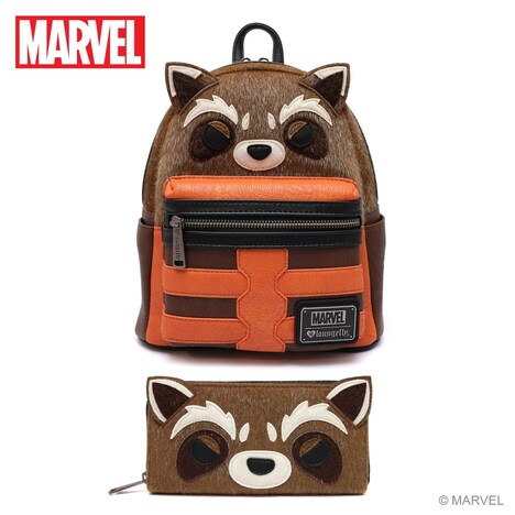 ミニリュック ロケット（上 / 1万5000円）、ウォレット ロケット（下 / 9000円）。