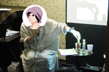 イベントでは町田粥特製のハーバリウムを始めとするアイテムが来場者にプレゼントされた。