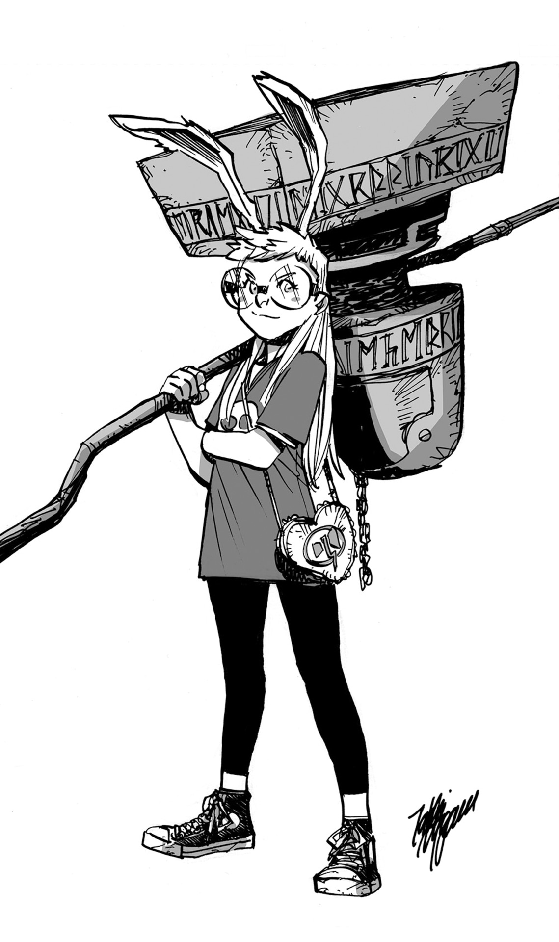 宮沢武史によるイラスト。