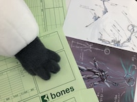 ガリバーがニルヴァーシュXの資料に手をかけたときの様子。