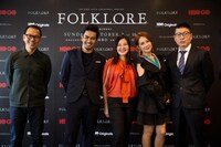 「フォークロア」のプロモーションに参加した北村一輝（左から2人目）。