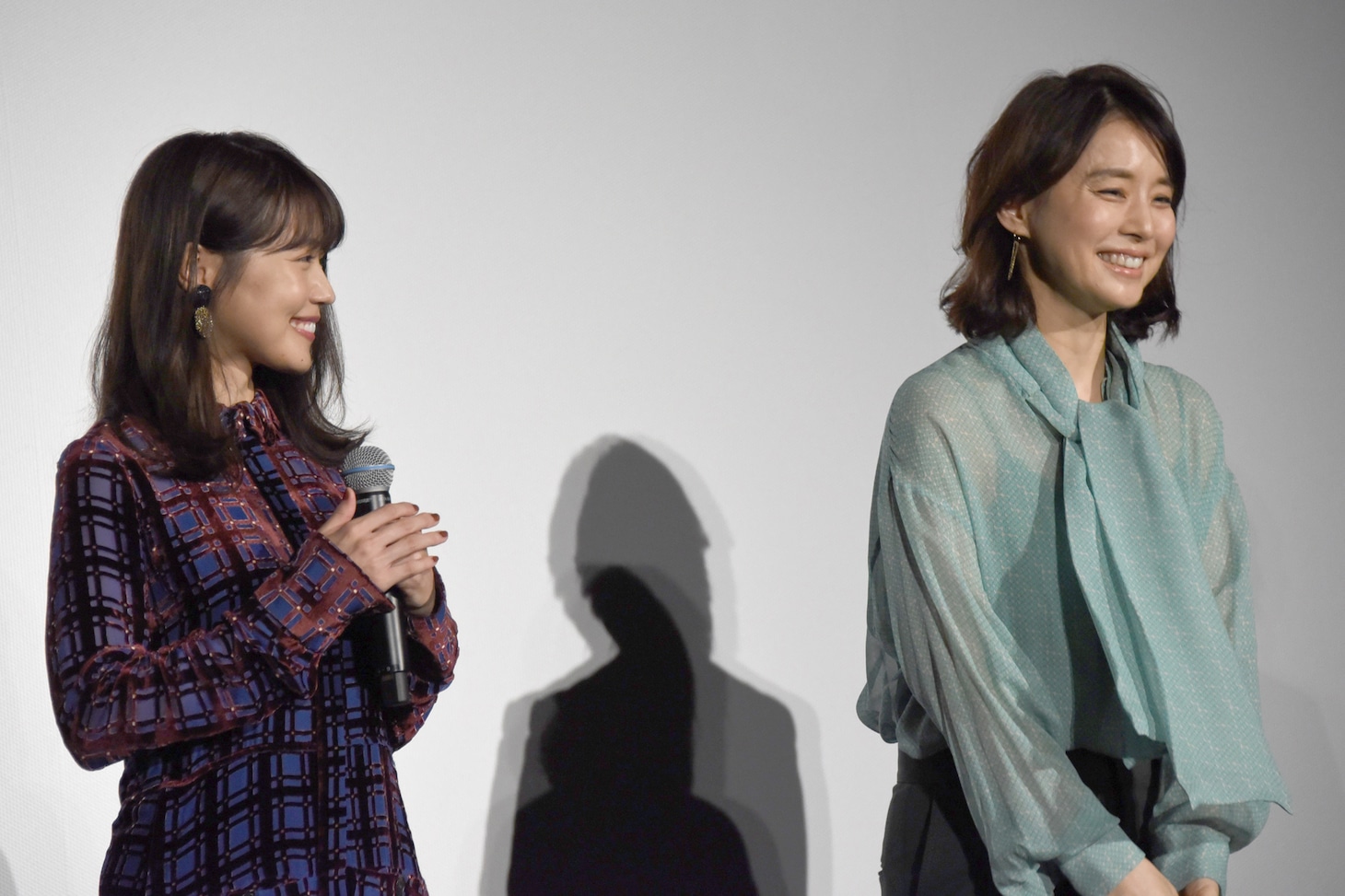 「コーヒーが冷めないうちに」初日舞台挨拶の様子。