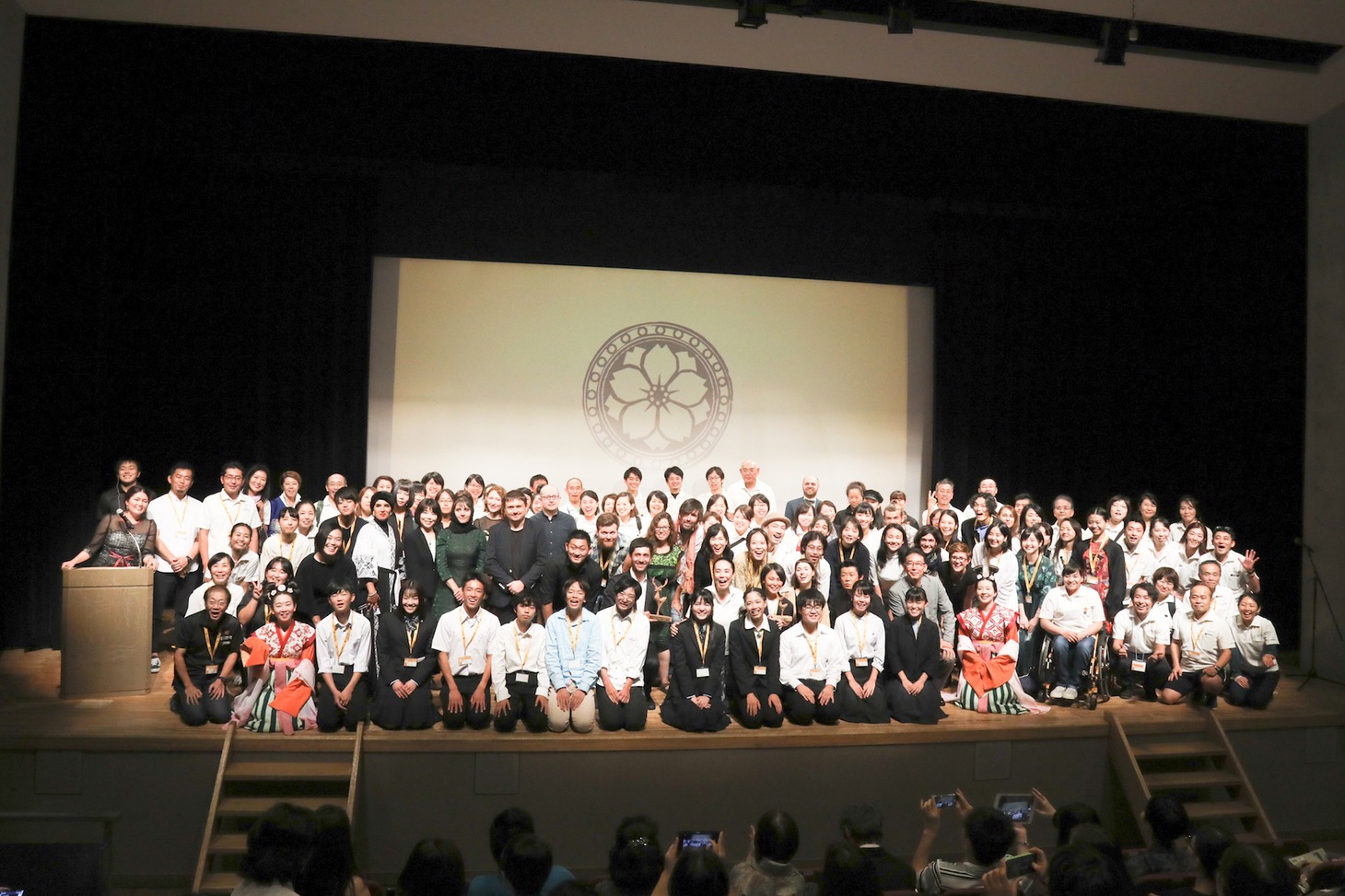 なら国際映画祭2018の授賞式の様子。