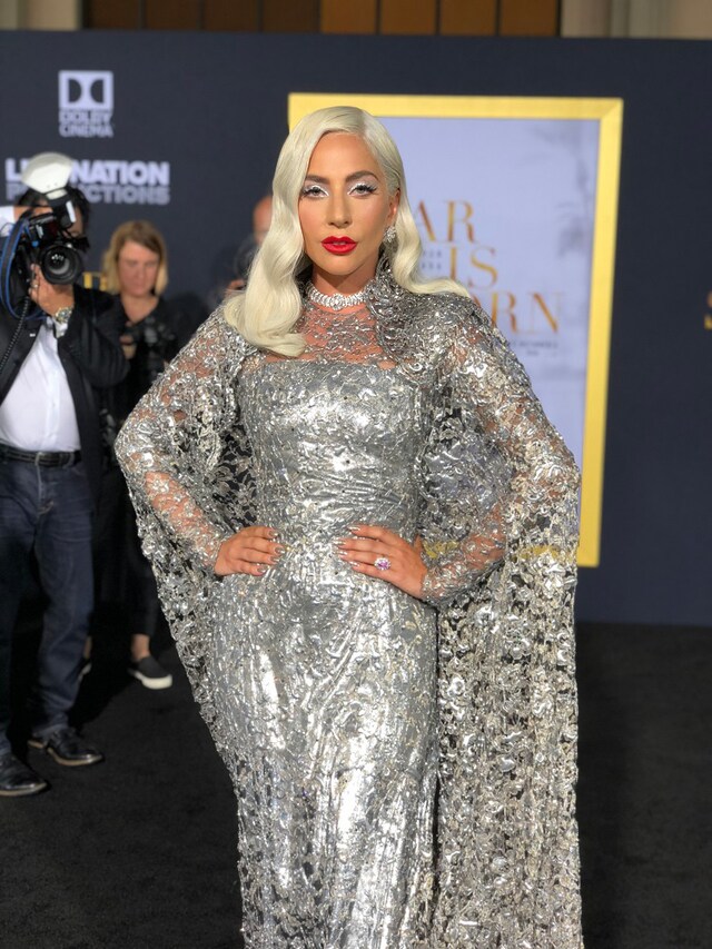 USプレミアに登場したレディー・ガガ。