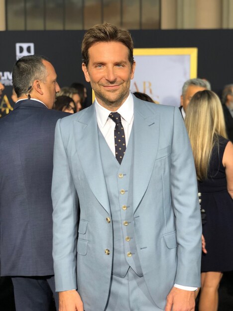 USプレミアに登場したブラッドリー・クーパー。