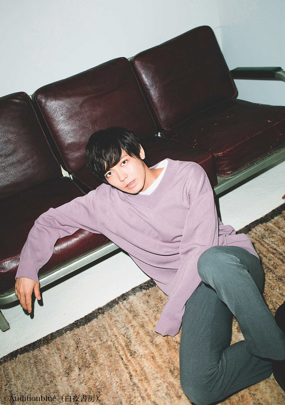 Audition blue11月号の中面。