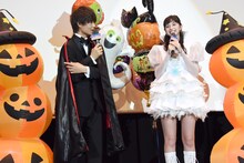 佐野勇斗（左）と中条あやみ（右）。